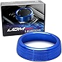 iJDMTOY Blue Aluminum Knob Cover Ring, Compatible With BMW 1 2 3 4 5 6 7 Series X3 X4 X5 X6 Center Console 7-Button iDrive Multimedia Controller (Fit All Fxx Chassis Codes)