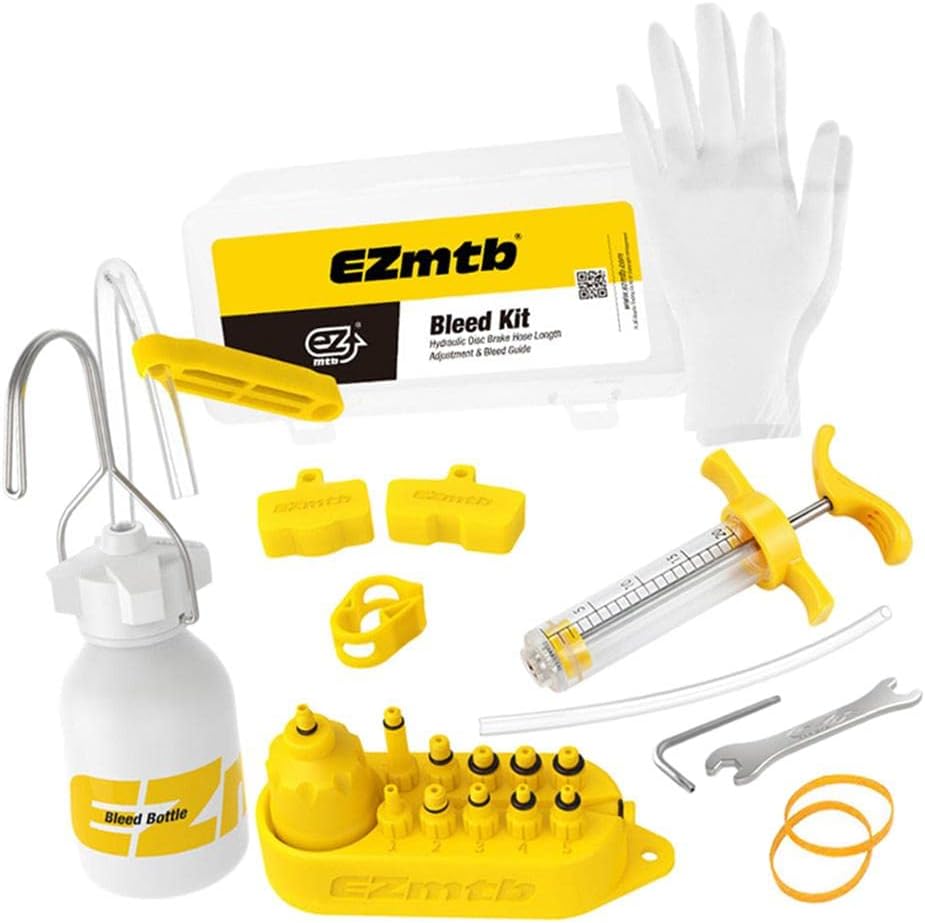 Universal Brake Bleed Tool Kit | Bike Repair Tool Set for Hydraulic Disc Oil Change | Mountain & Road Bikes | Professional Quality | Hydraulic Brake Bleeding Appliance