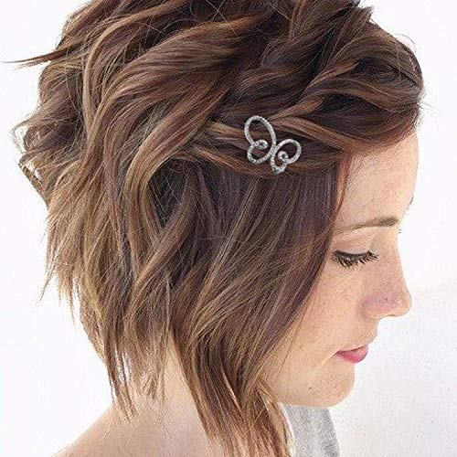 Image of Young & Forever Gift Special Fashion Celestial Stars Flower Butterfly Gold Plated Crystal Barrette Hair Clip /Pin Hair Accessories for women