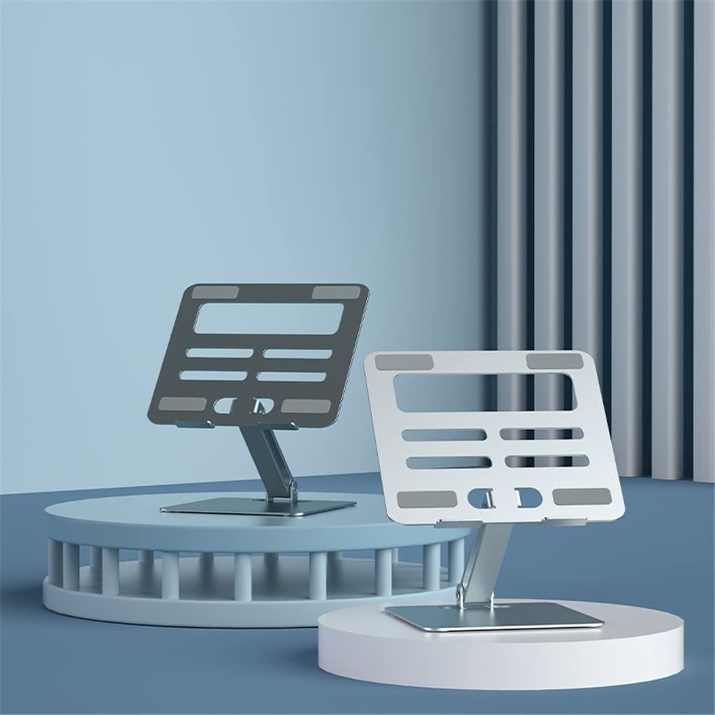 Soporte para computadora portátil, aleación de aluminio, plegable, portátil, aumento de disipación de calor