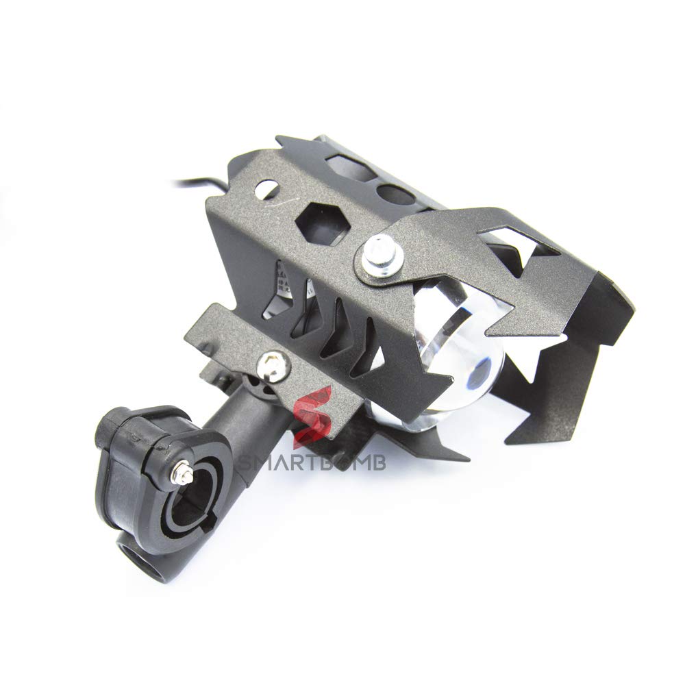 2PCS Faretti LED Moto Supplementari faro di profondità R 1200 GS 1250 F 800 GS 650 TRK 500 NC 700 KTN 1190 1190R 1290 + Kit Cablaggio e Interruttore On/Off Per Motocicletta/Motocicli (1 Pz)