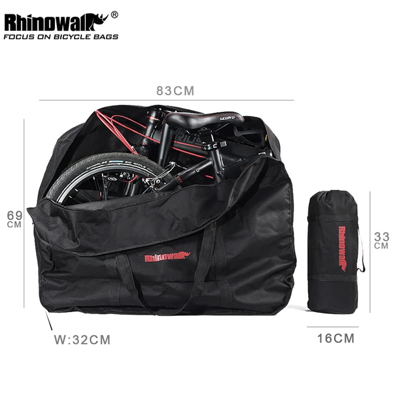 Amazon | Rhinowalk 折りたたみ自転車用輪行袋 - 14インチ-20インチ