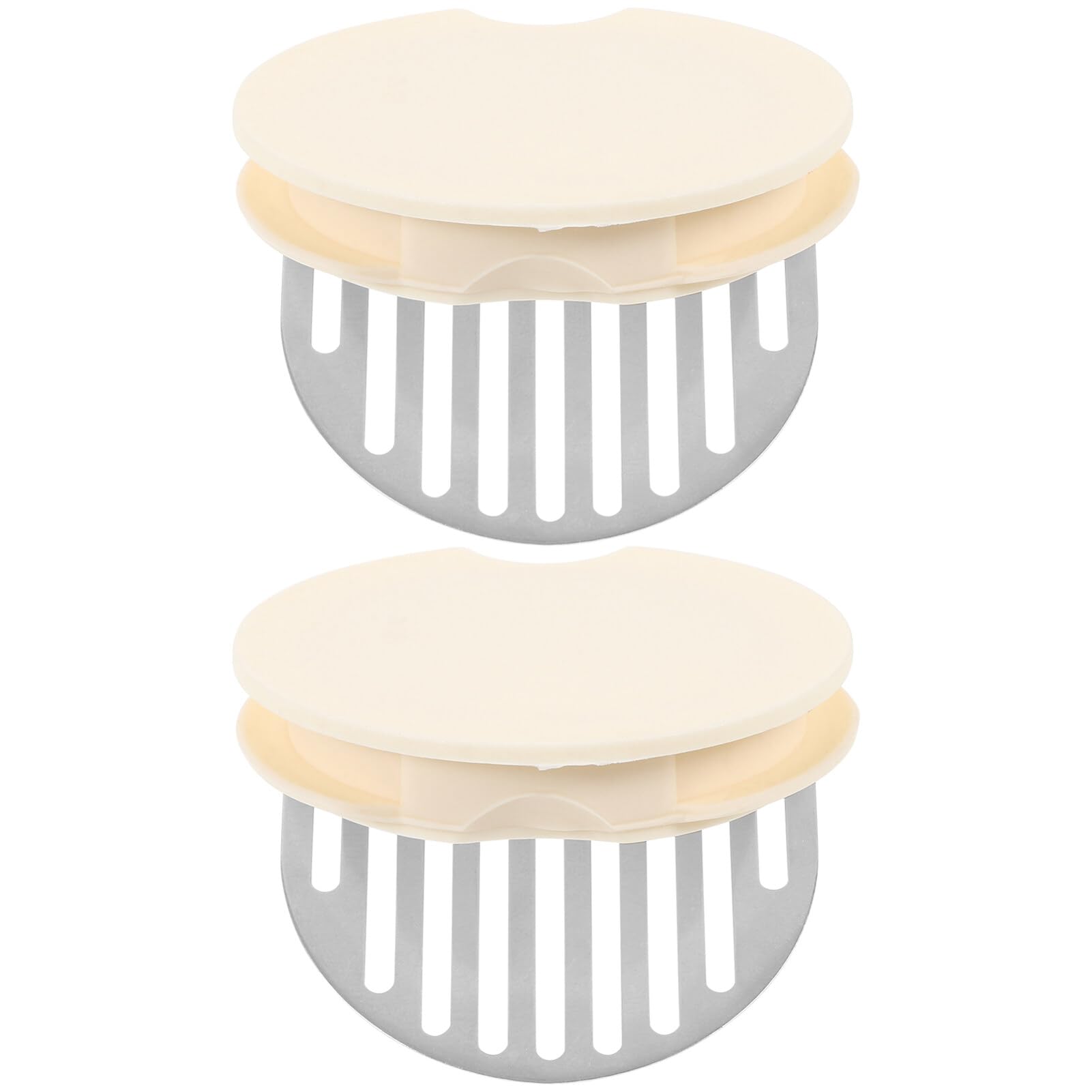 HOLIDYOYO Pitcher Lids Replacement 2pcs Stainless Steel Lid and Easy to Use Strainer for Tea