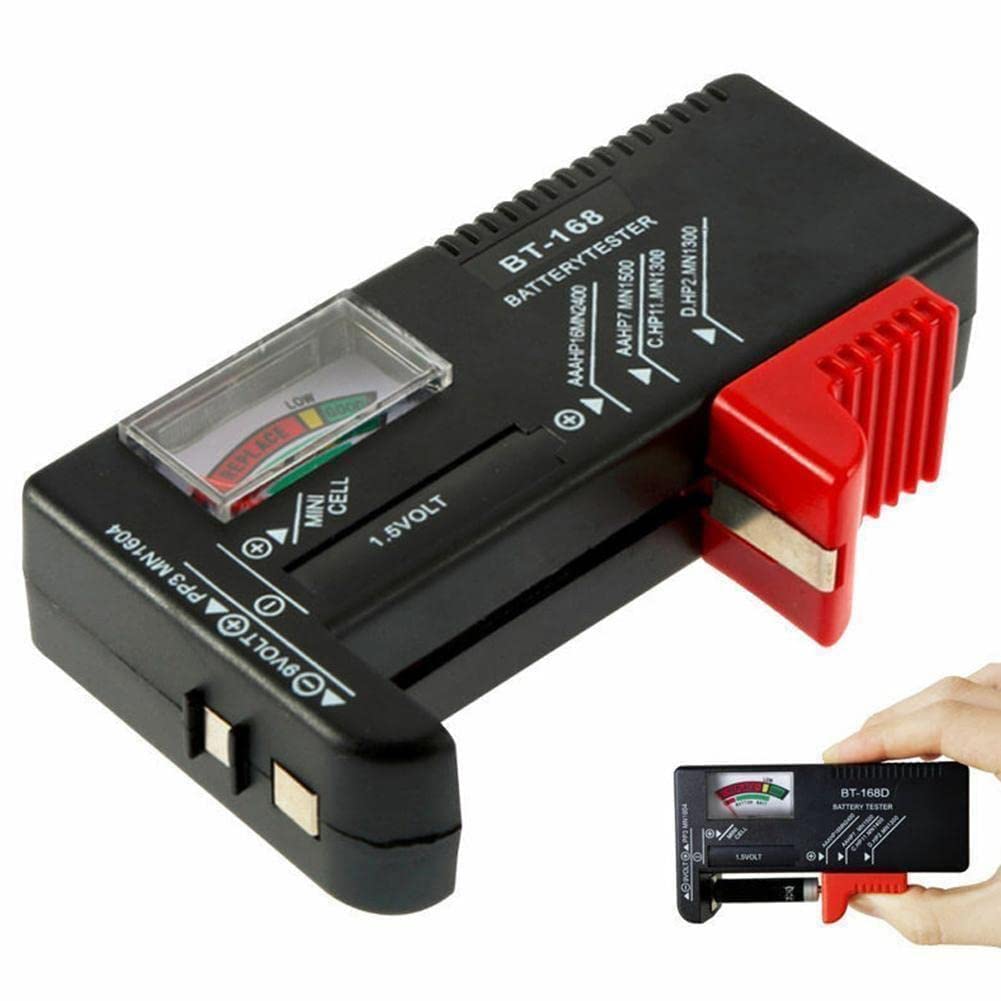 Universal BT168 Digital Battery Tester Volt Checker for AA AAA 9V Button Multiple Voltage Tools Battery BT-168 Tester Meter Size