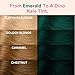INH Semi Permanent Hair Color | Color Depositing Conditioner | Emerald Green Hair Dye | No Bleach & No Peroxide Temporary Tint for Women & Men | Vegan, Ammonia Free, & Sulfate Free | Ready to Use, 6oz