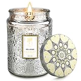 √ Luxusgeschenk: Diese Kerze besteht aus hochwertigem geprägtem Glas und ist ein ideales Geschenk für Ihre Familie oder Freunde, Muttertag, Geburtstag, Hochzeit, Valentinstag, Weihnachten usw.