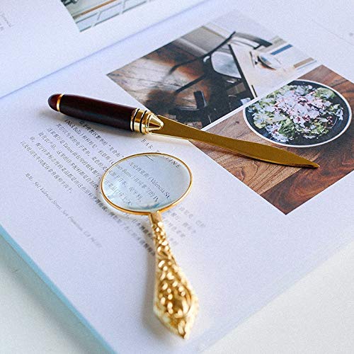Xrten 2 stuks brievenopeners, omslagopener van metaal met houten handvat, duurzaam mes voor het openen van enveloppen - Afbeelding 6