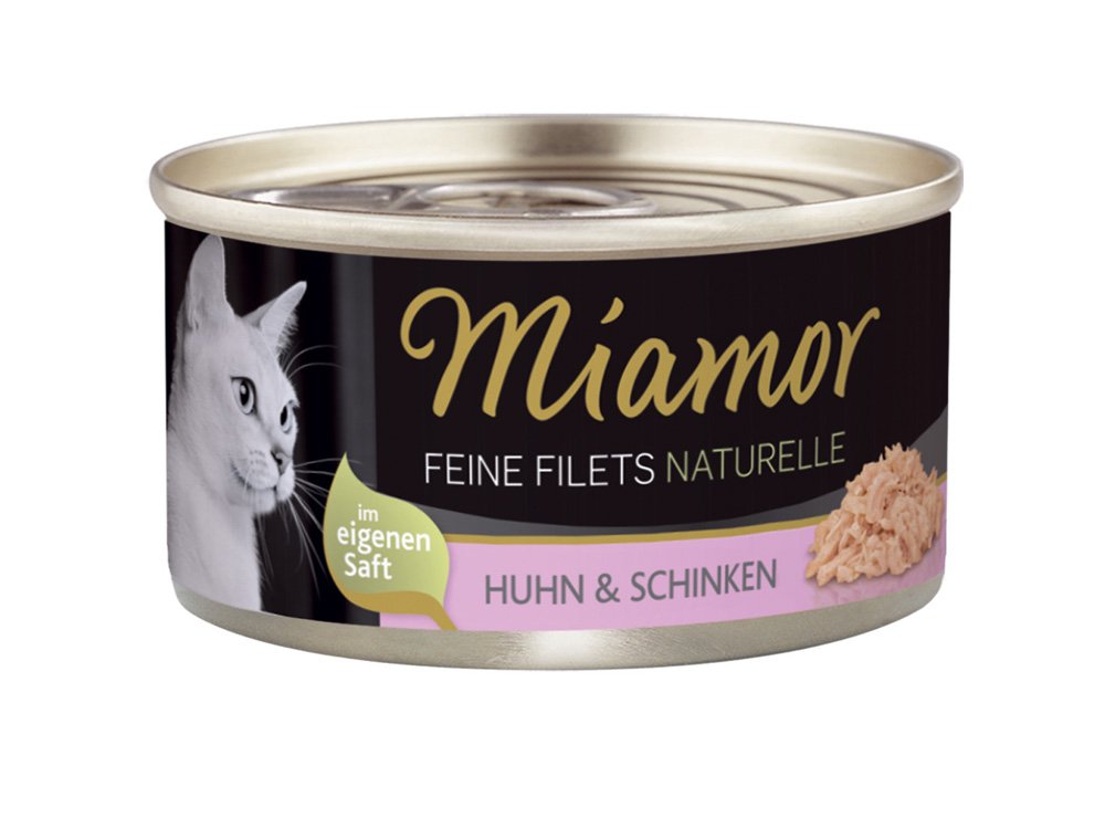 Miamor Feine Filets Naturell Huhn & Schinken 24X80g