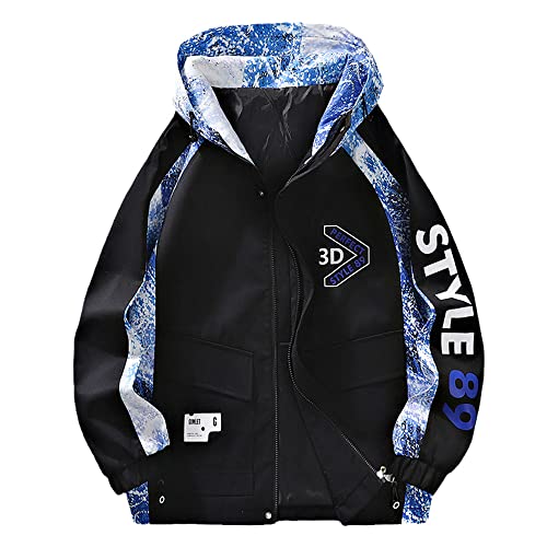 AAPAH Spring Hooded Jacket Men Casual Male Waterproof Windproof Clothing Boys Streetwear - Main Image