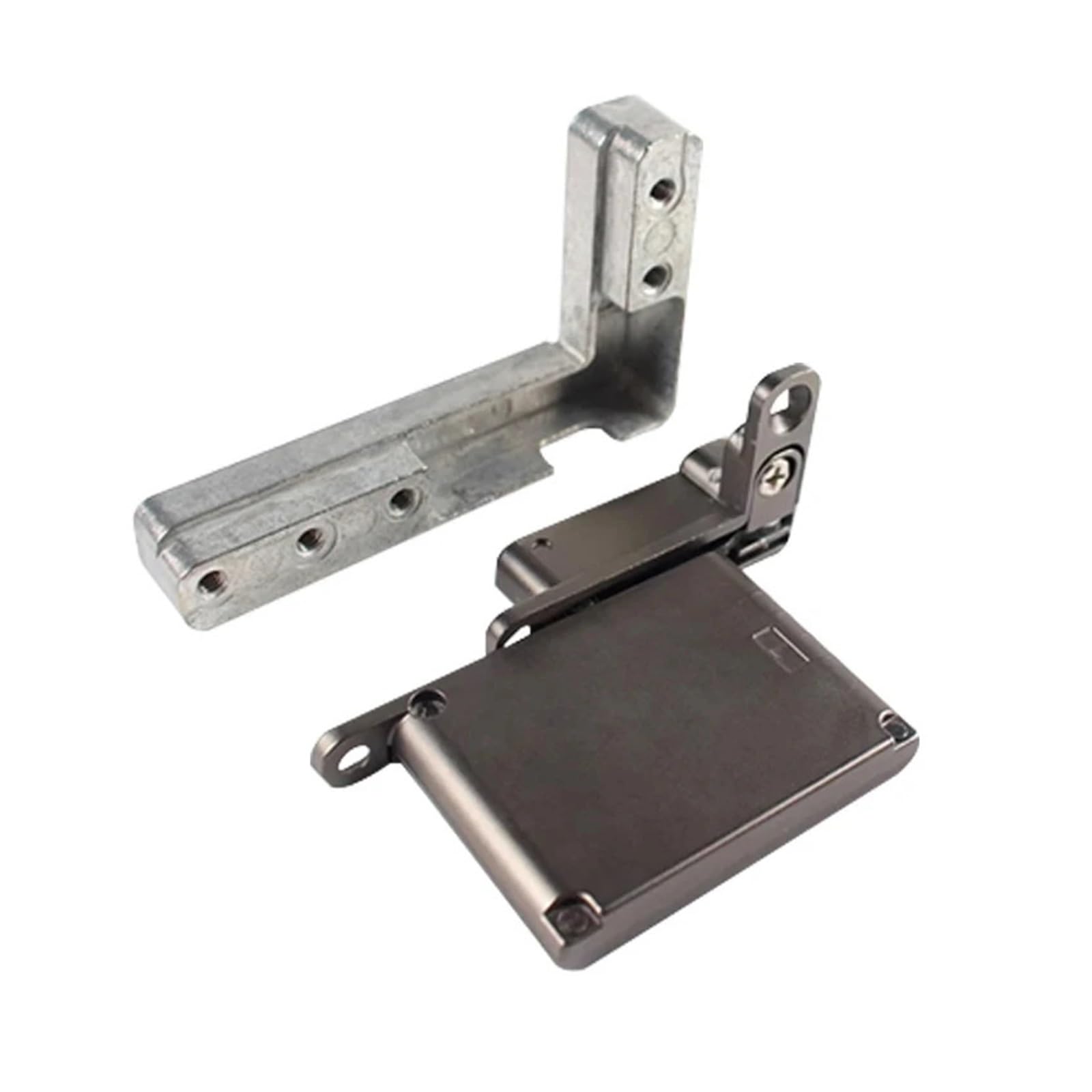 Ymuguegh One Color 40Kg Cabinet Hydraulic Damping Buffering Hinge Aluminum Frame Glass Door Hinge Hidden Cabinet Door