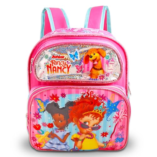 Fancy Nancy Backpack for Girls Kids - 12 Fancy Nancy Backpack | Disney School Supplies for Kids