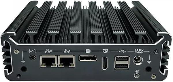 Mini PC industrial sin ventilador Windows 11 Pro, computadoras de escritorio pequeñas, Intel Core i5 7360U, TPM2.0 HDMI DP 2 COM RS232 RS485 2 x i225-V 2.5G LAN Sim Slot, 16GB DDR4 256GB SSD 🥇✔️ ® A Pedido 🏆™