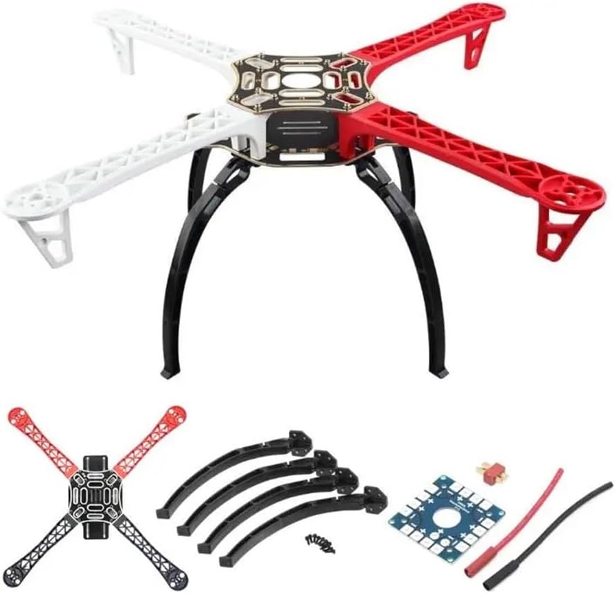 F450 Drone With Flame KIT 450 Frame For RC MK MWC 4-Axis RC Multicopter Quadcopter Heli Multi-Rotor with Land Gear(Whole set)
