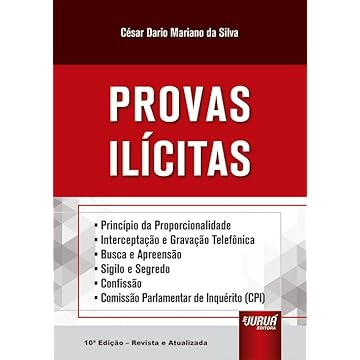 Capa do livro Provas Ilícitas
