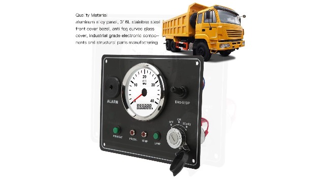 Quadro Strumenti Per Barca IP67 - Contagiri 4000 Giri/min, Allarmi, 12V, Impermeabile - Foto 10