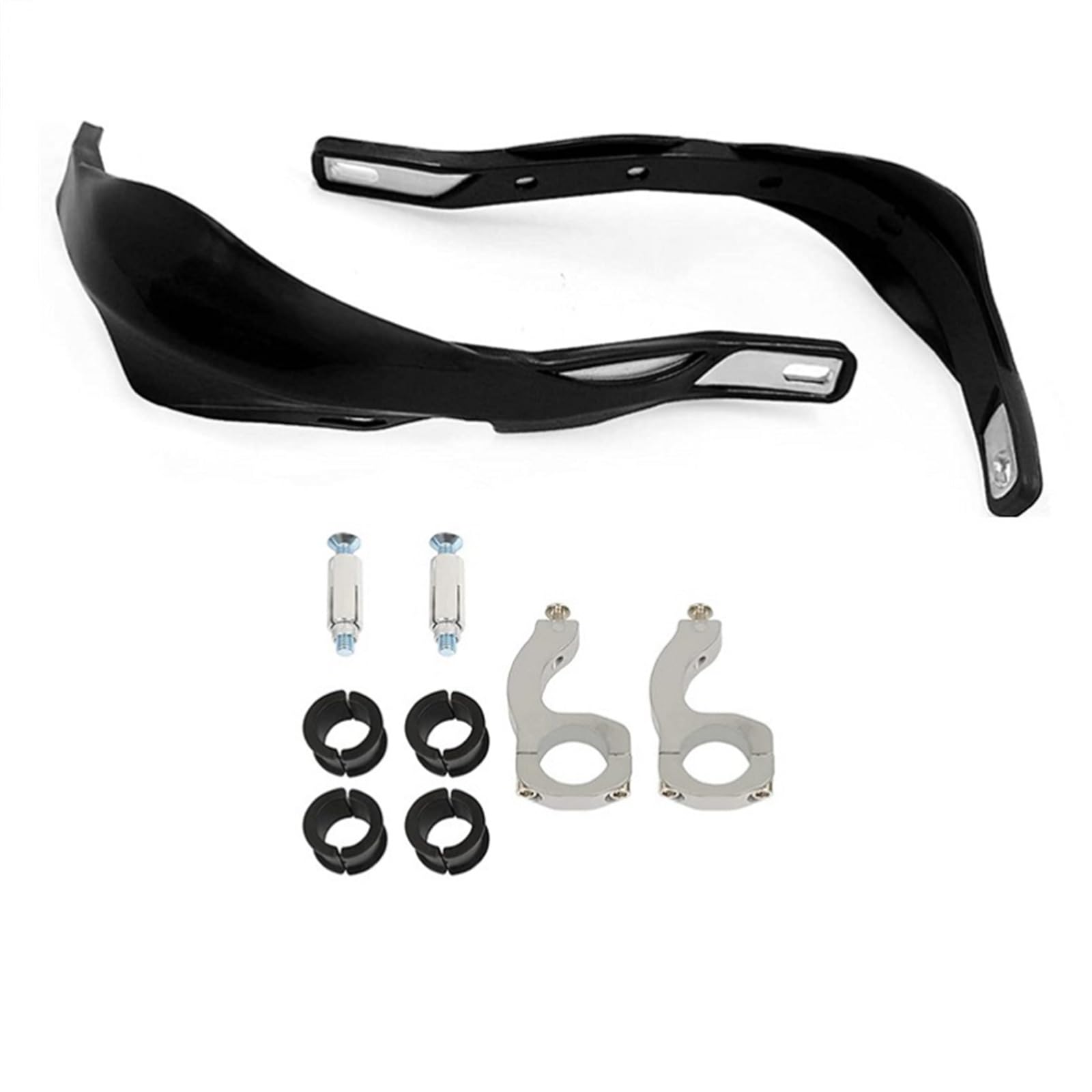 Guardamanos Para SUZUKI Para KAWASAKI Para YA.MA.HA Motocicleta 28mm 22mm Manillar Protección Manillar Manillar Manillar Protectores Mano Puños De Moto (Color : Red)