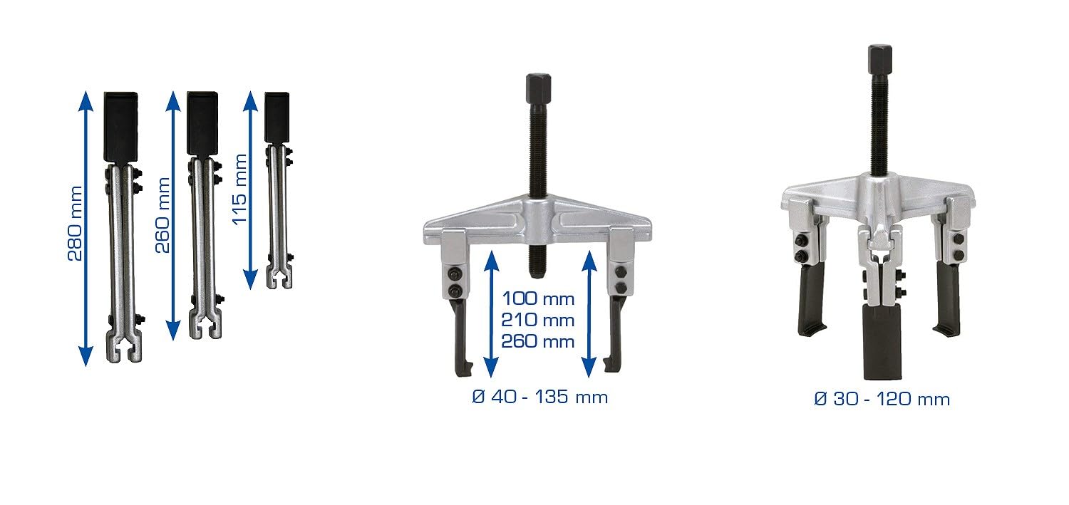 BRILLIANT TOOLS BT631000 Serie estrattore universale, 14 pz [Powered by KS TOOLS]