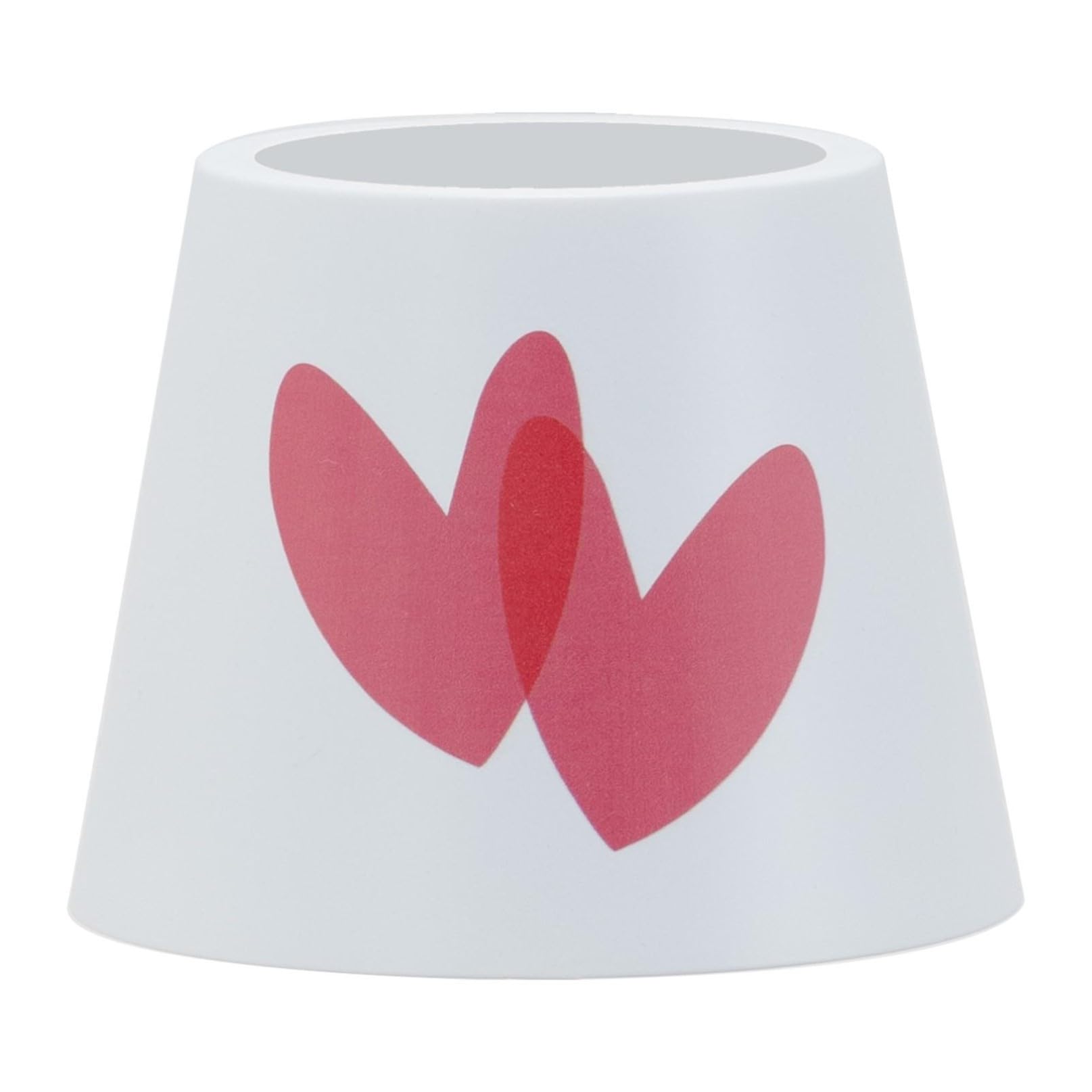 Zafferano, Poldina Cover Special Valentine's Day Edition, Metal Lampshade for Table Lamp Compatible with Poldina Lamps