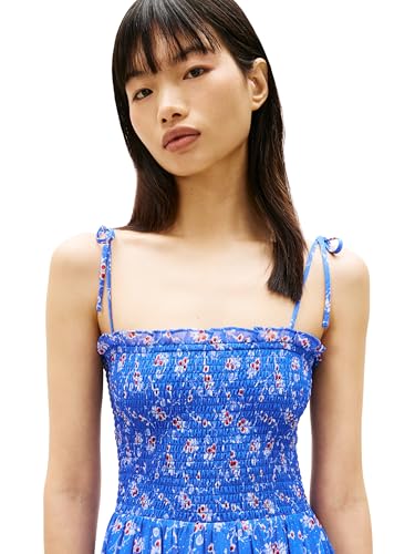 Image of Tommy Jeans Women's Maxi Sundress with Floral Print