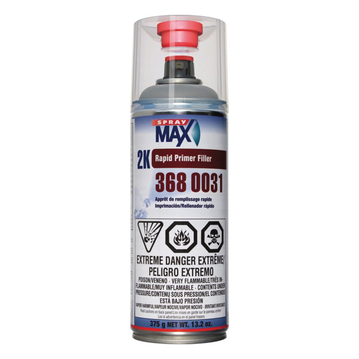 Spray Max U.S. Chemical & Plastics 2K Rapid Primer Filler Gray (USC-3680031)