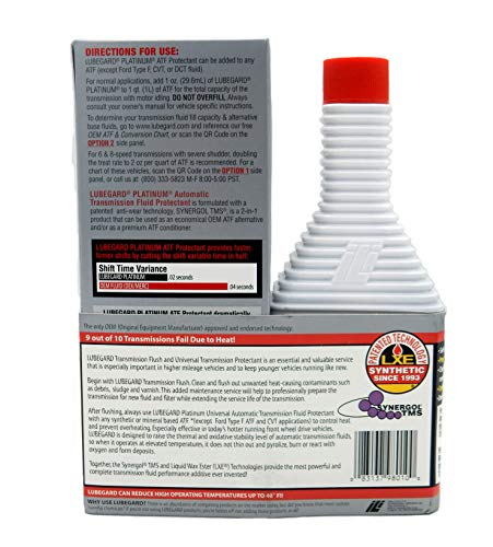 Lubegard 98010 Platinum Universal Flush And Protect Performance Pack For Automatic Transmissions thumb #1