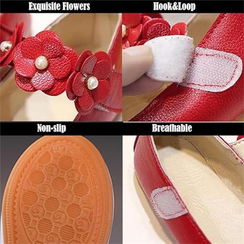 Toddler Little Girls Flat Oxfords Shoes Flower Girls Performance Shoes Princess Soft Sole Mary Jane4