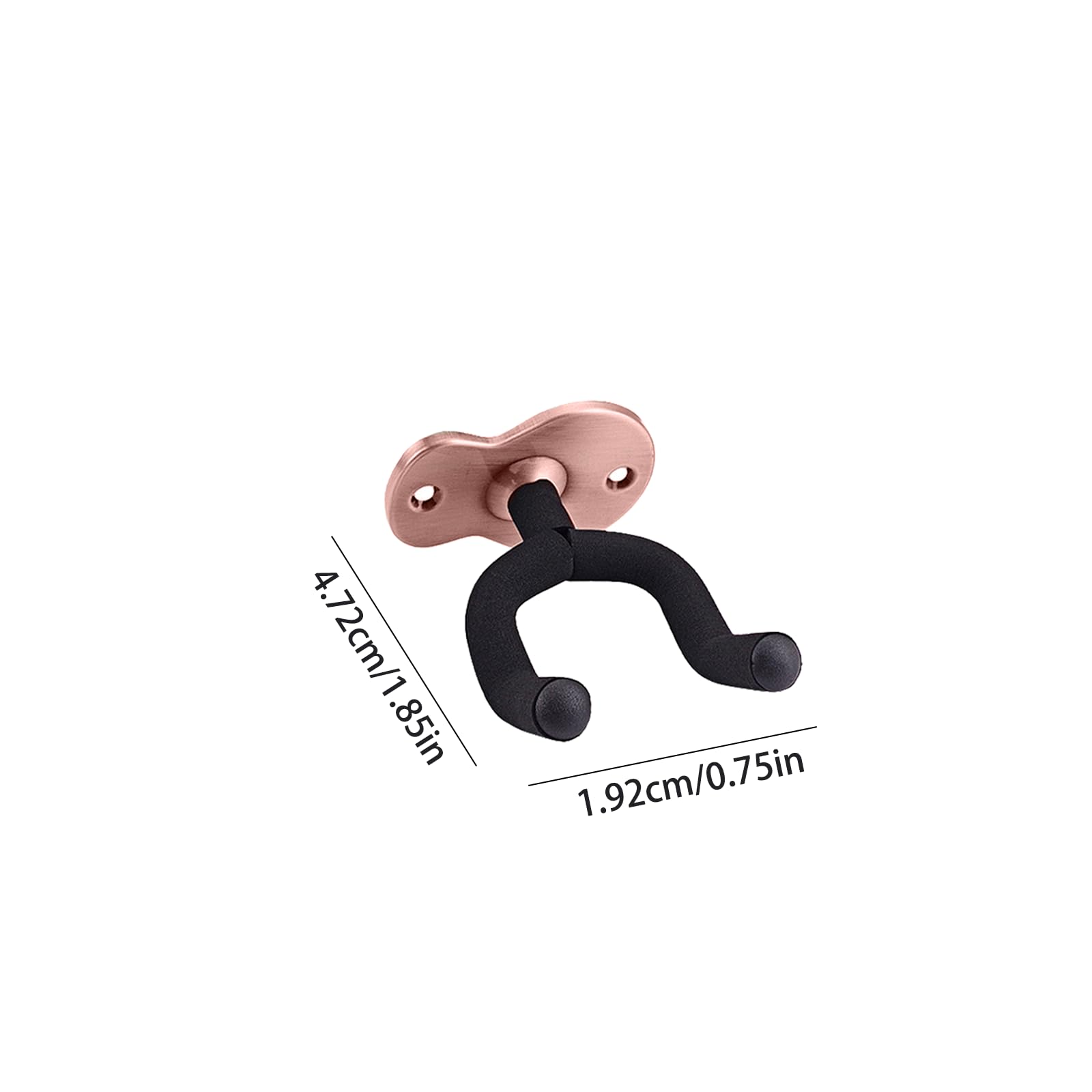 Tyatiyzn 2 Pieces Guitar Hooks Wall, Ukulele Holder Wall, Acoustic Guitar Holder, for Acoustic Guitar Classical Guitar, Bass, Ukulele - Image 3