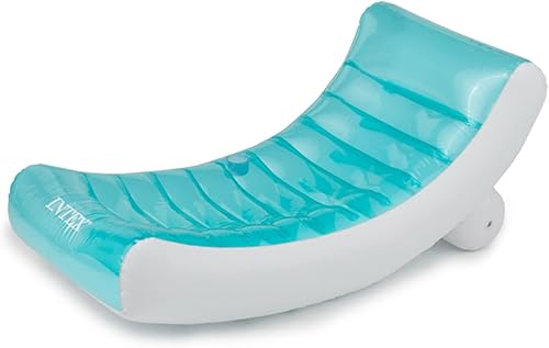 Intex Rockin Colchoneta inflable de 74 x 39 pulgadas
