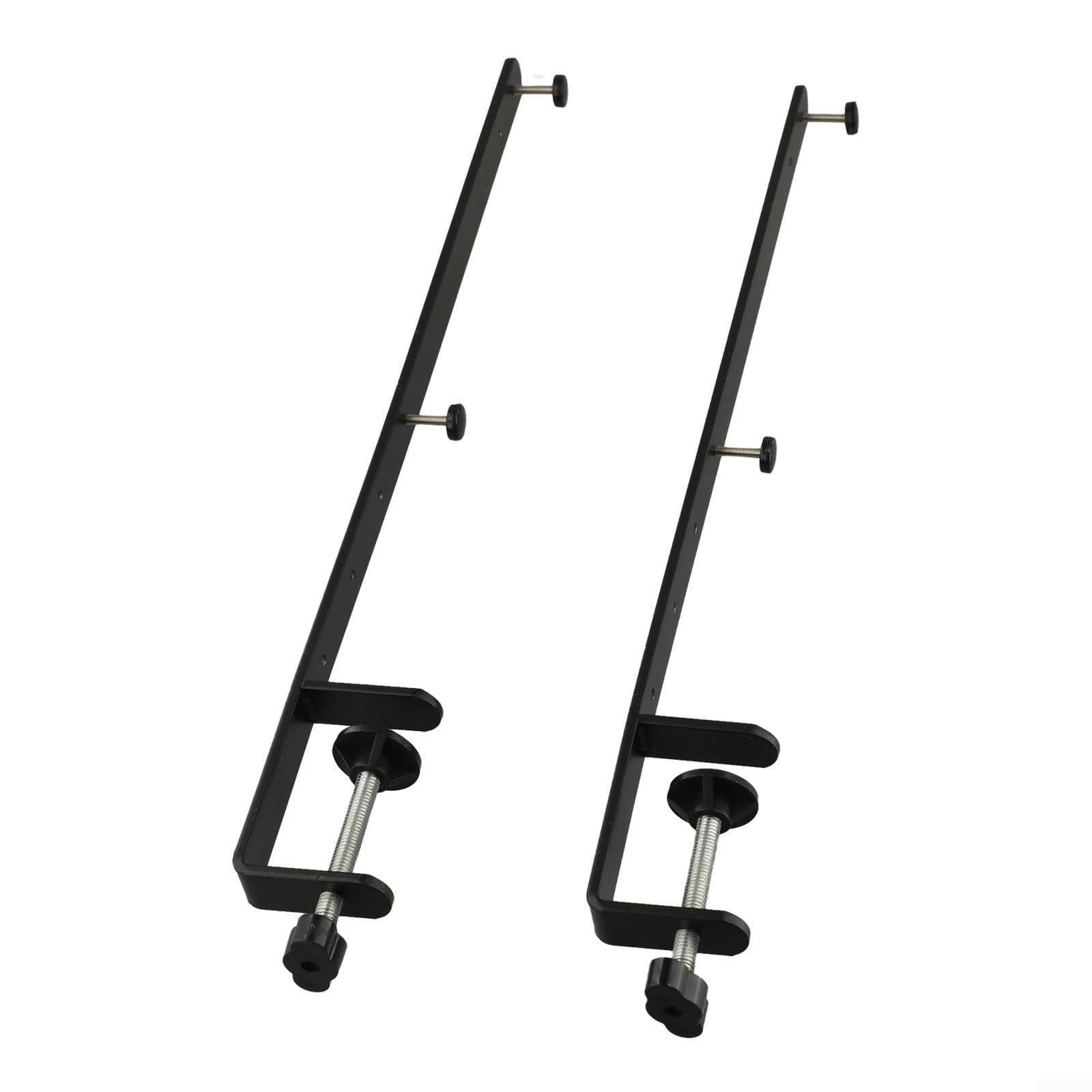 Versatile Desk Clamp 2-Pack Extended Pegboard Fixing Bracket for Office Living Room Kitchen 41.5cm Tall Fits 1-5.5cm for Desktop