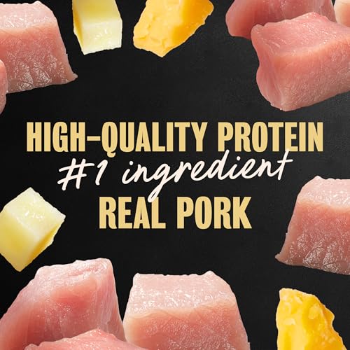 Image of Cesar Loaf & Topper Wet Dog Food, Ham & Egg Flavor, 3.5 oz, 24 Count | Pork #1 ingredient, easy to digest, no fillers or added sugar, use as meal or food topper, easy peel trays