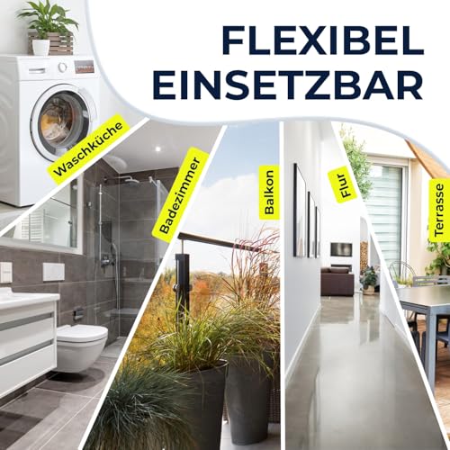 EASYmaxx Klappbarer Wäscheständer | Effizientes Trocknen mit 3 Ebenen, 2 Seitenflügeln & leichtem Aufbau | Platzsparend, vielseitig und mobil für drinnen und draußen, Grau/Weiß