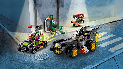 Image of LEGO 76180 Super Heroes Batman vs The Joker: Batmobile Race & Hot Rod, Car Toy, Superhero, for Kids 4+