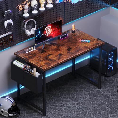 Image of OLIXIS Computer Desk, 44 Inch Gaming Desks for Home Office Small Spaces