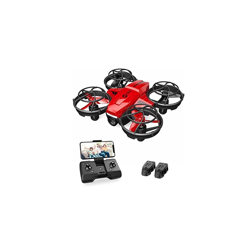 Holy-Stone-HS420-Mini-Drone-with-HD-FPV-Camera-for-Kids-Adults-Beginners-Pocket-RC-Quadcopter-with-2-Batteries-Toss-to-Launch-Gesture-Selfie-Altitude-Hold-Circle-Fly-High-Speed-Rotation