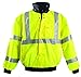 Produktbild OccuNomix Premium 4-Wege (4-in-1) Bomberjacke, Klasse 3, 100% ANSI Polyester, wasserdicht, L, gelb, 1