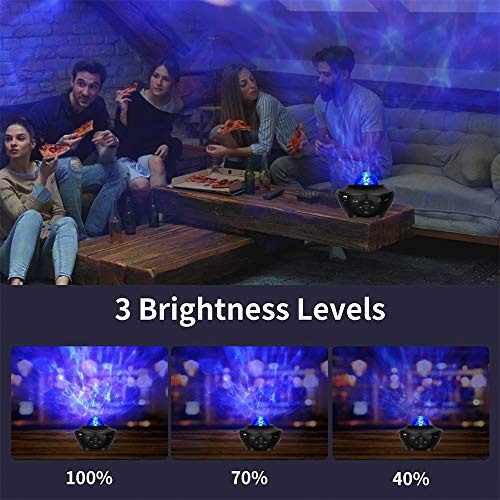 Star Projector, 3 in 1 Galaxy Projector for Bedroom, Starlight Projector with Bluetooth Speaker and Remote Control… 3 Star Projector, 3 in 1 Galaxy Projector for Bedroom, Starlight Projector with Bluetooth Speaker and Remote Control… - Image 3