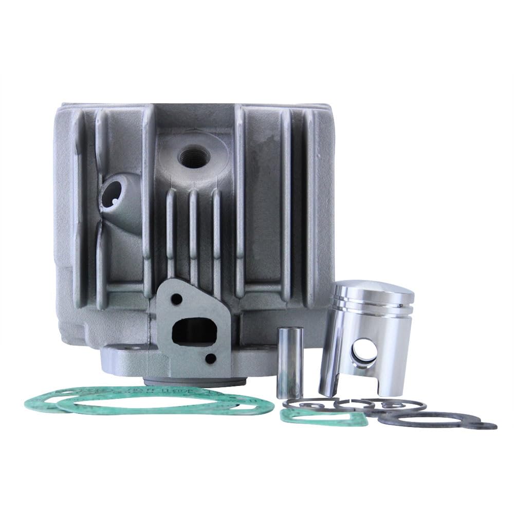Zylinder Set 50ccm 38mm (Standard 25km/h Version) + Dichtung kompatibel mit Hercules Prima M 2 3 4 5 Sachs 504 505 Motor