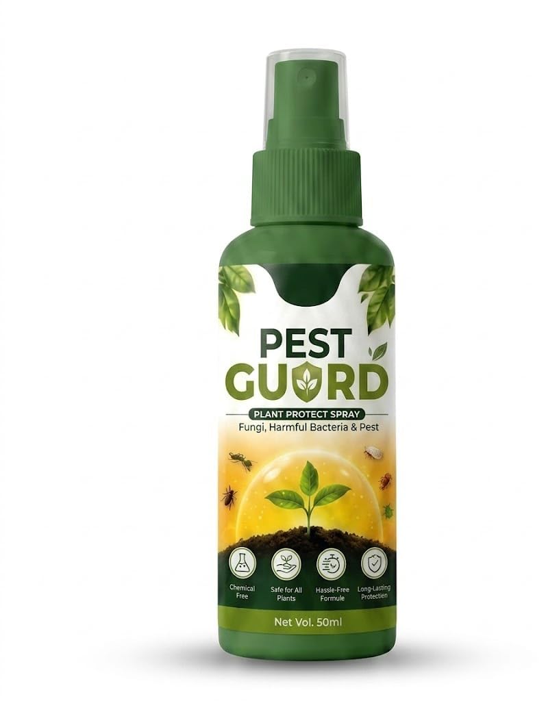 Pest Guard Plant Protect Spray 50ml | Ready-to-Use Protection for Indoor & Outdoor Plants | Supports Healthy Leaves & Plant Care Easy Spray Formula for Home Garden, Houseplants, Flowering-image-32