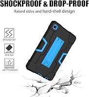 Vista 7 de Bingcok Funda para Galaxy Tab A7 Lite 8.7, resistente, resistente, híbrida de cuerpo completo, a prueba de golpes, protección contra caídas, Samsung