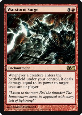 Amazon.co.jp: MTG 英語版 M12-EN160 Warstorm Surge 戦嵐のうねり (赤