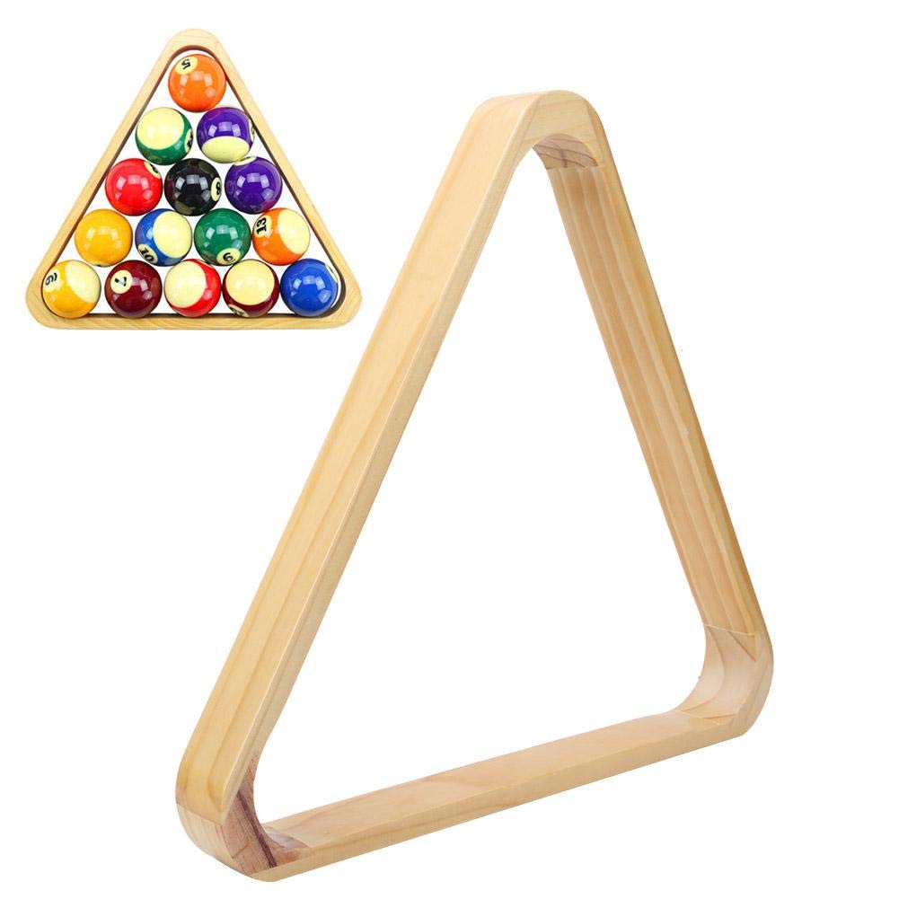 Vbest life Professionelle Holz Billard Dreieck Rhombus Rahmen Snooker Bälle Rack Billard Holzstativ Billard Zubehör Sportzubehör Zubehör