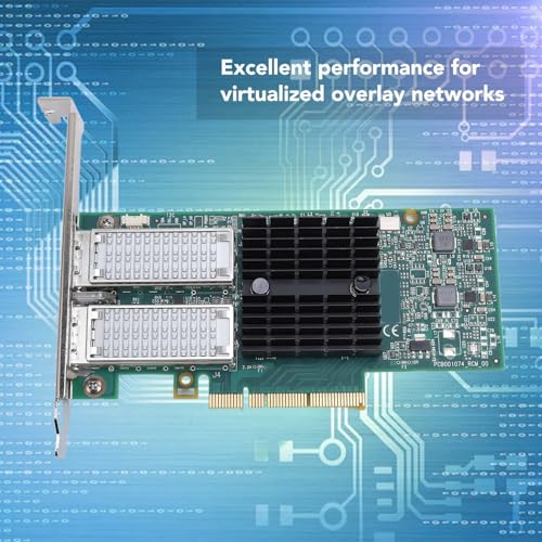 Adaptador de Red Ethernet PCI Express Marhynchus Dual Port 40Gb con Interfaz QSFP de Fibra Óptica para Servidor y Centro de Datos miniatura 2