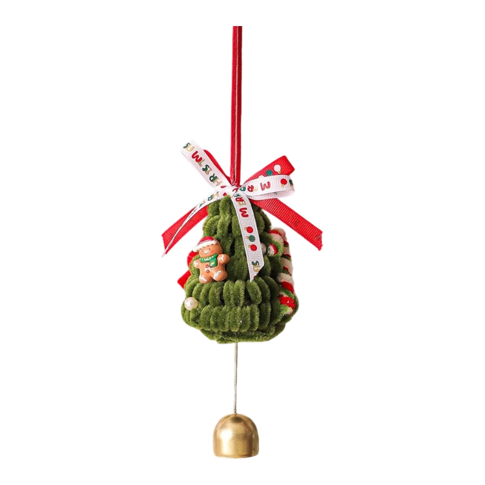Elnwnnkc Bendable Christmas Tree Wreath Hanging Ornament Indoor Outdoor Door Hanger Decoration for Family Easy Install Door Decoration