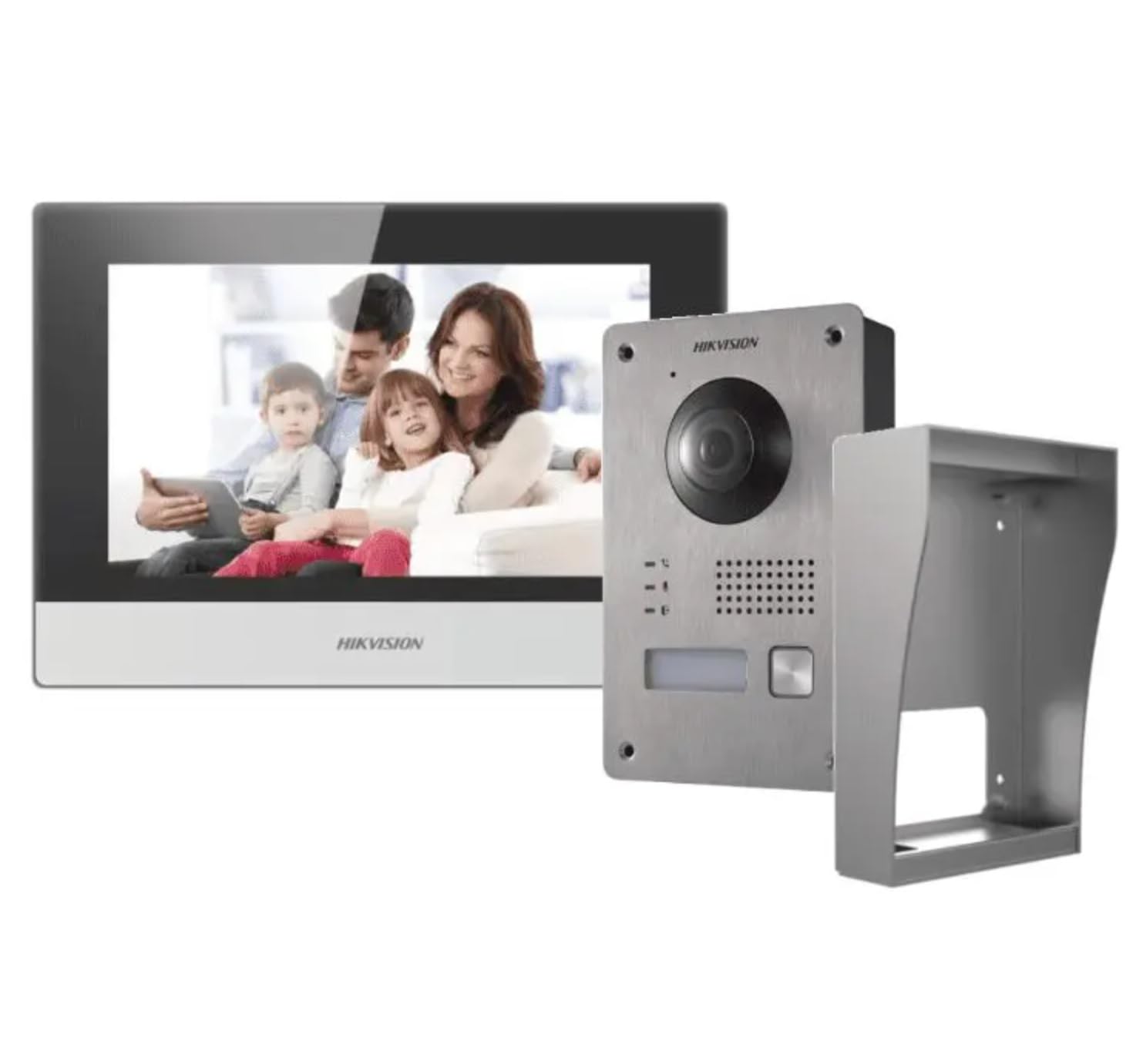 V-tec 2-Wire Video Door Intercom – Flush Mount Outdoor Station Camera 170° 2MP - View #3