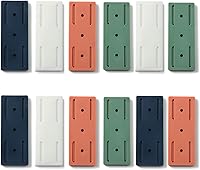 Vista 1 de Fijador de Enchufe de Escritorio Autoadhesivo, Soporte de Enchufe Adhesivo Sin Perforaciones Organizador de Cables Protector de Sobretensiones Sin