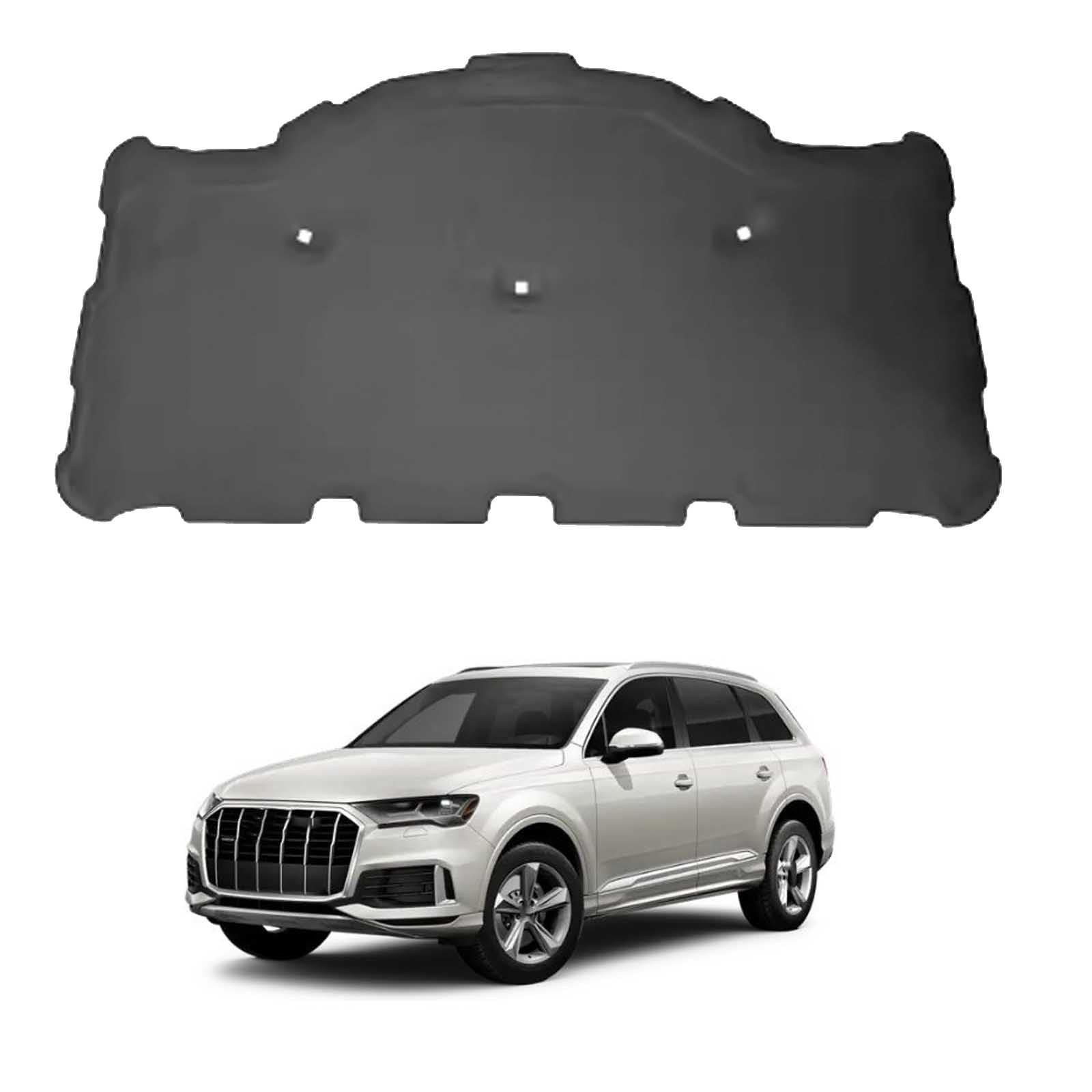 Isolation phonique Audi Q7 2019-2024 pour réduire le bruit moteur