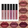 6-Pcs-Matte-Liquid-Lipstick-Set-Long-Lasting-Velvety-Durable-Nude-Liquid-lipstick-High-Pigmented-Waterproof-Lip-Gloss-Kit 6 Pcs Matte Liquid Lipstick Set, Long Lasting Velvety Durable Nude Liquid lipstick High Pigmented Waterproof Lip Gloss Kit