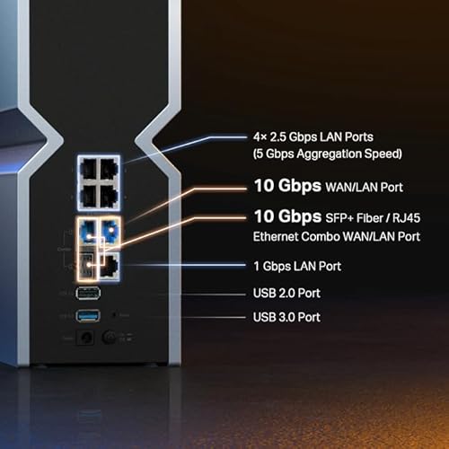 undefined TP-Link Archer BE24000 Quad-Band WiFi 7 Router (Archer BE900) with Dual 10 Gbps Multi-Gig Ethernet Ports and LED Touch Screen,12 High Performance Antennas, VPN Supported, Free Expert Help の商品画像 4