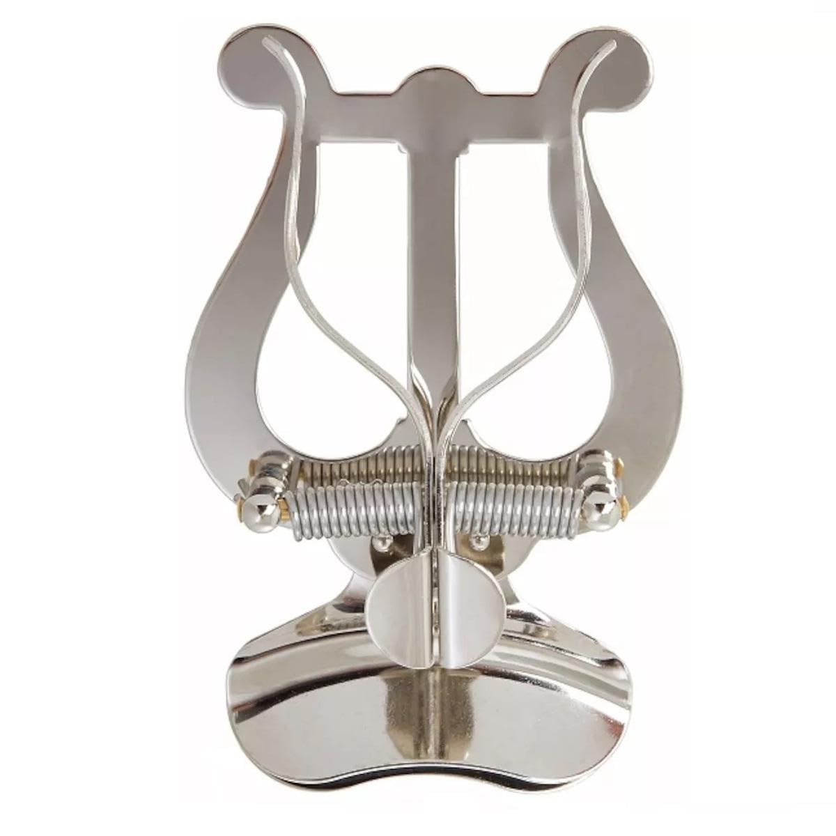 Alysee Leggio direzionemusica.it Letturino da Marcia per Trombone (Ottone cromato) doppia Lyra Lyre Leggii musicali sdms533n