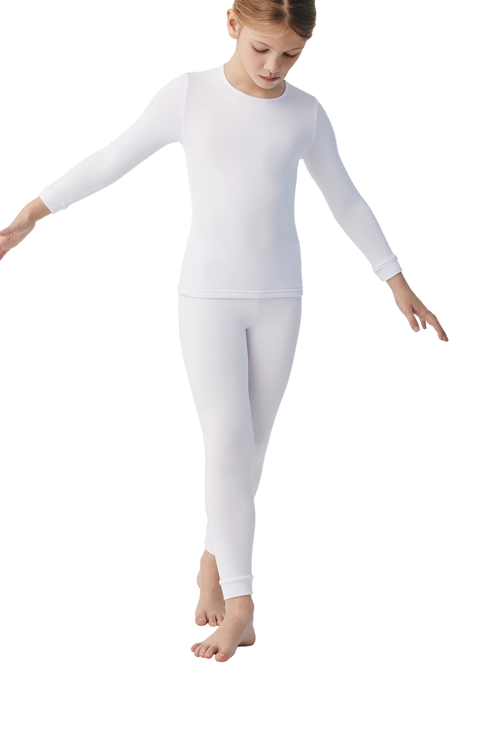 YSABEL MORA Leggings Térmicos Infantiles de Primera Clase para Niñas Activas: Retención de Calor y Comodidad Máxima en Invierno, Ideal para Actividades al Aire Libre y Uso Diario.